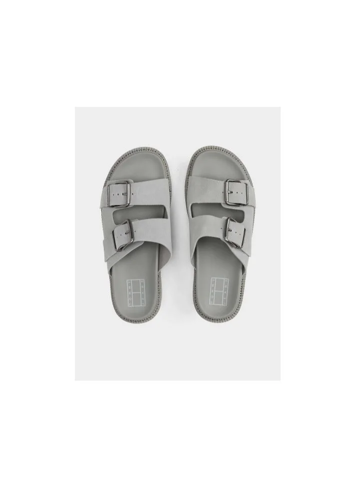 TOMMY JEANS DOUBLE STRAP SUEDE SANDALS