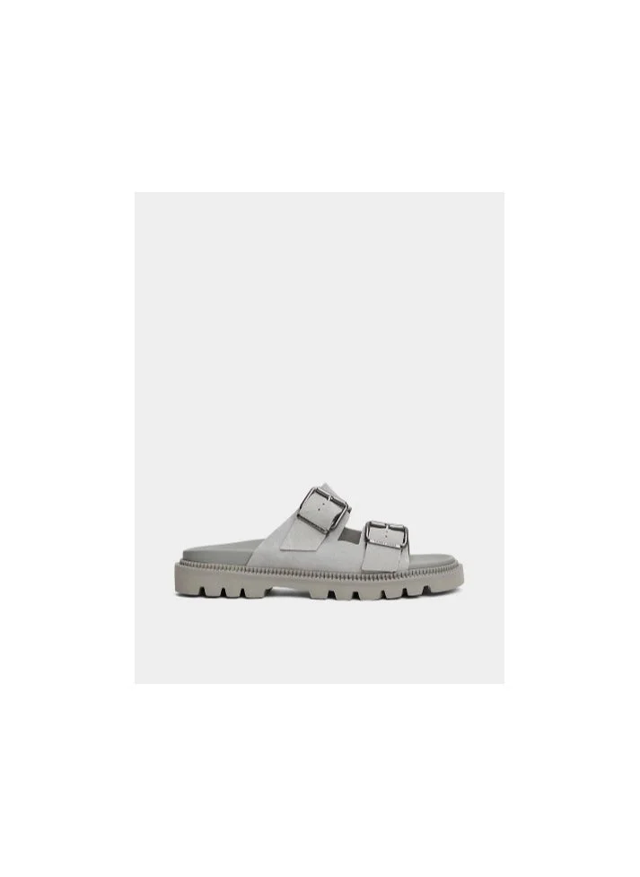 تومي جينز DOUBLE STRAP SUEDE SANDALS