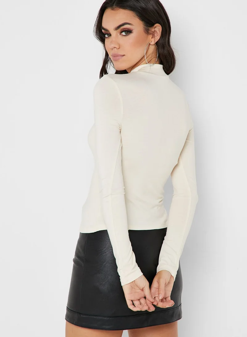 Missguided Turtle Neck Top