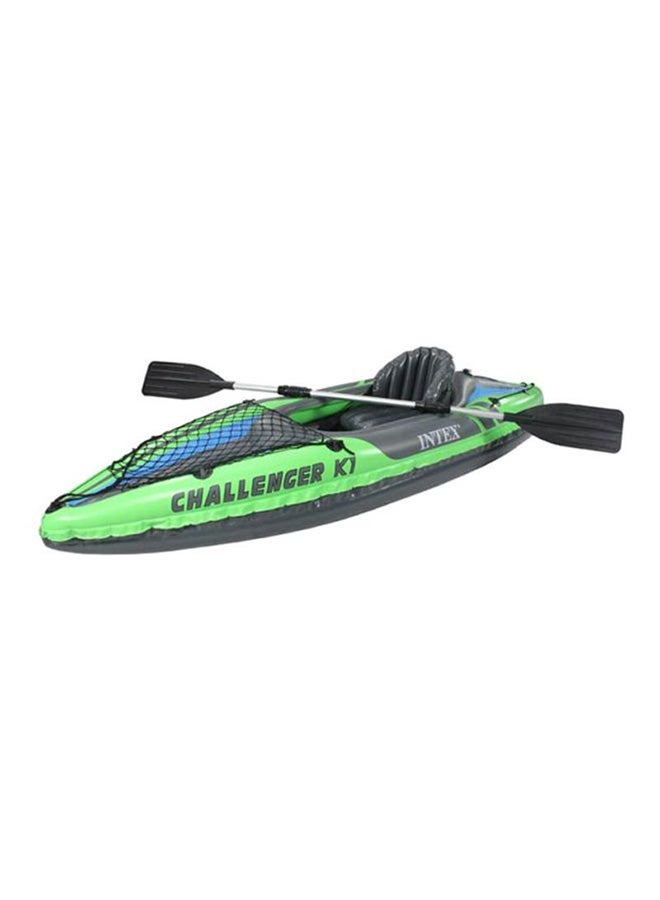 INTEX Inflatable Kayak And Paddle - Image 2