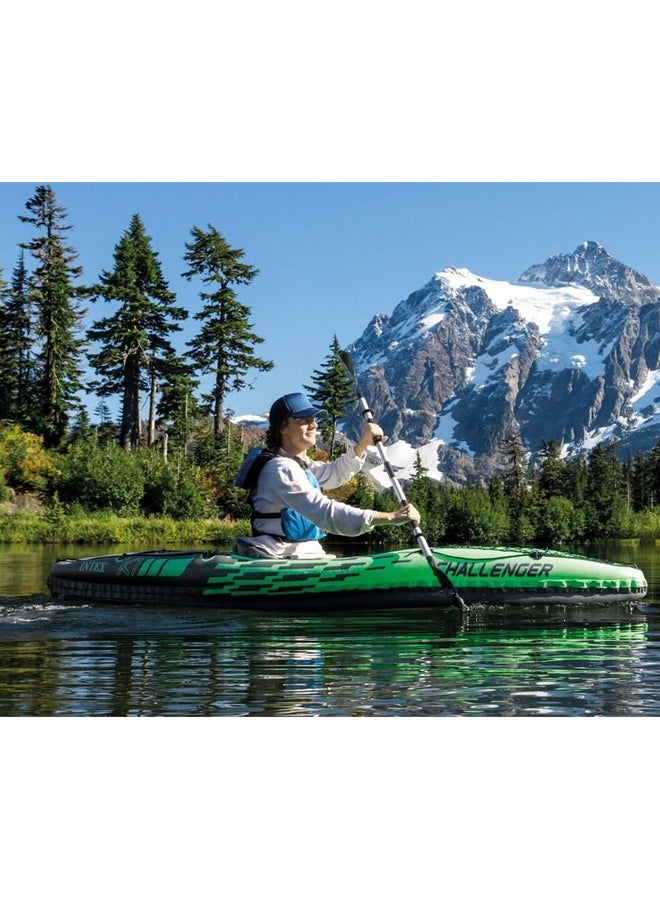 INTEX Inflatable Kayak And Paddle - Image 3