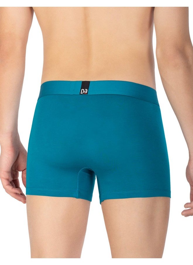 DaMENSCH DAMENSCH Men's Modal Trunks (Pack of 3) (DAM-ER-MIX-T-OD-TR-PP-PACK-3-M_Ocean Depth, Tango Red, Potent Purple_M)  - Image 4