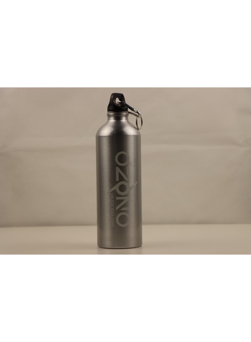 Ozono Aluminium water bottle, 500ML, Silver - Image 1