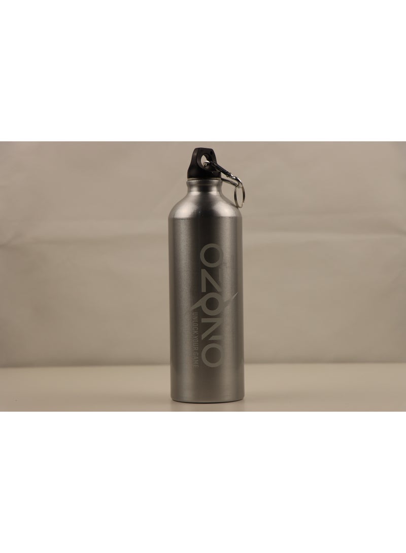 Ozono Aluminium water bottle, 500ML, Silver - Image 3