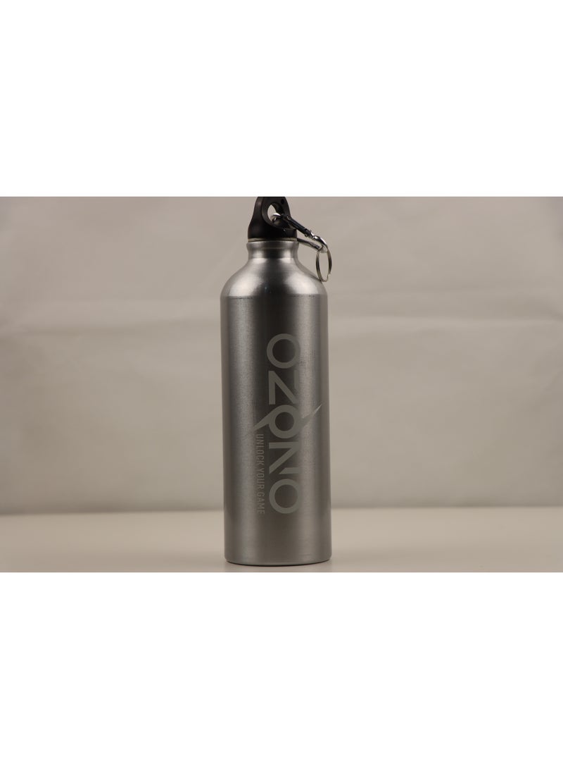 Ozono Aluminium water bottle, 500ML, Silver - Image 2