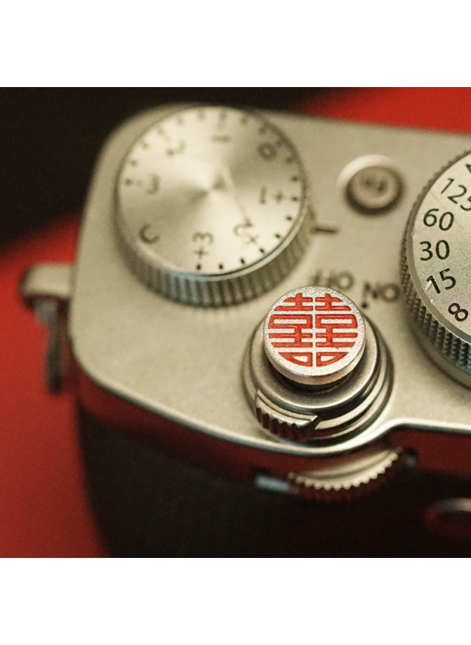 Generic For Fuji X100vi/XT5/30 Second Generation 20 Shutter Button XT4 Nikon ZF Leica Q3 Shutter Key Cap-Color:Fukushi Shutter With Thread  - Image 2