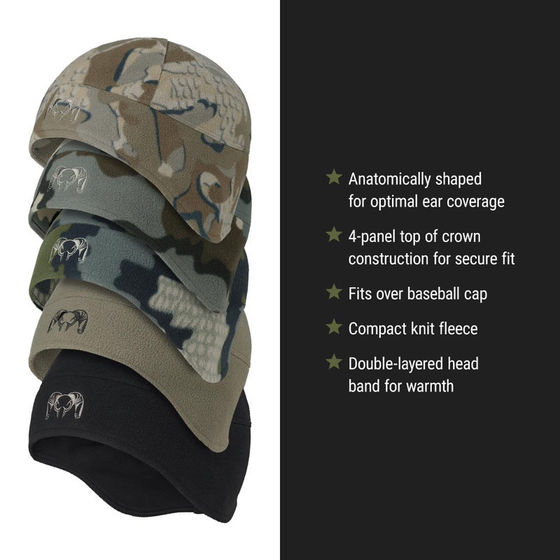 KUIU Proximity LT Beanie - Windproof, Ultra-Quiet, Lightweight Micro-Fleece, 4-Way Stretch, Odor-Resistant Cold Weather Hat for Hunting & Outdoor Activities Ash - Image 3
