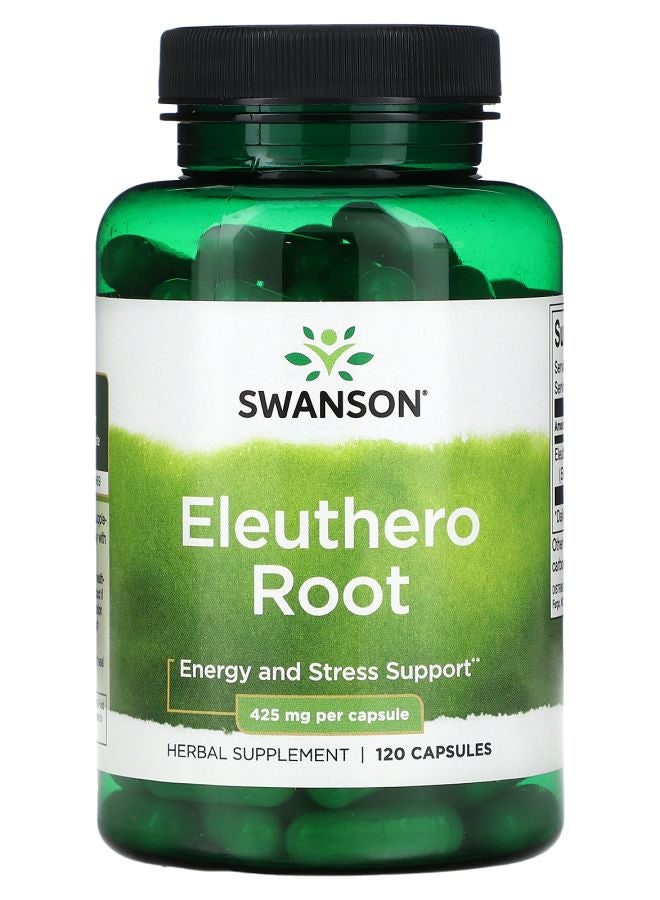 SWANSON Eleuthero Root 425 mg 120 Capsules