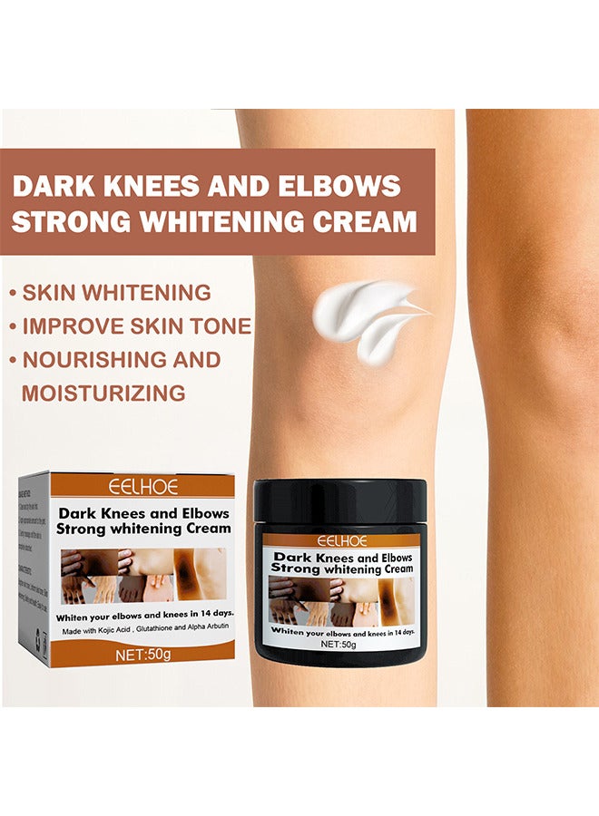 EELHOE Dark Knees And Elbows Strong Whitening Cream, Whitening Body Lotion, Intimate Area Whitening Cream, Dark Spot Correcting Cream For All Skin Types - Image 5