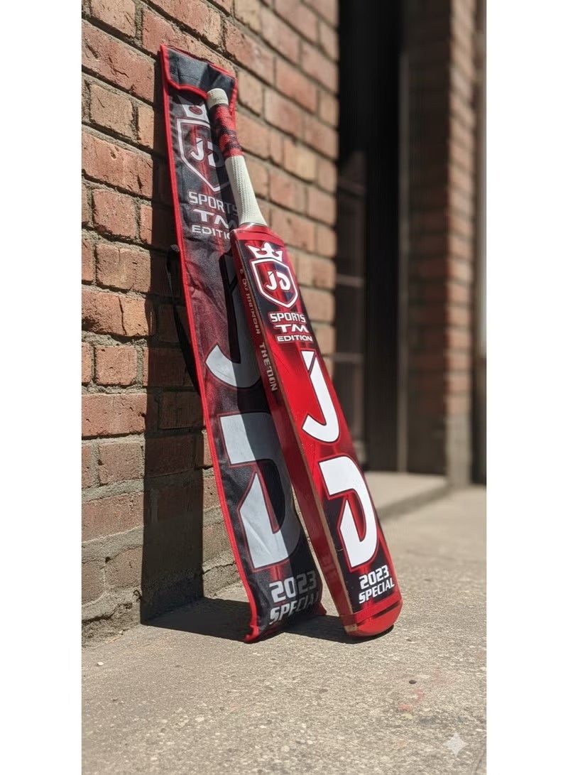 JD Sports 2023 Special TM Edition Tape Ball Cricket Bat | Lightweight, Durable & Power Hitting - Image 3