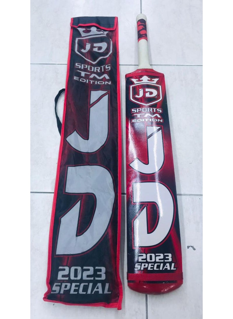 JD Sports 2023 Special TM Edition Tape Ball Cricket Bat | Lightweight, Durable & Power Hitting - Image 4