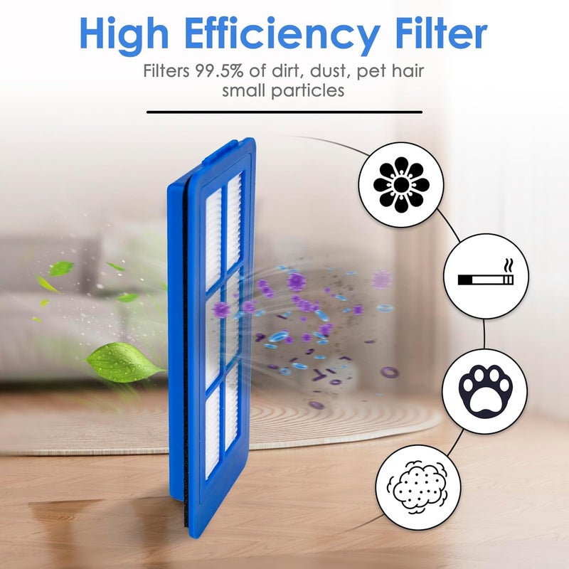 BRUVISH (5 Pack) Replacement HEPA Filter Compatible with eufy RoboVac 11S Max/ 15C Max/ 30C Max/ G10/ G10 Hybrid/ G20/ G30/ G30 Edge/ G30 Hybrid, HEPA Filters Accessories Kit, Vacuum Filter - Image 3