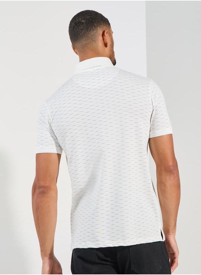 Fort Collins - All Over Print Regular Fit Polo by Styli - Image 1