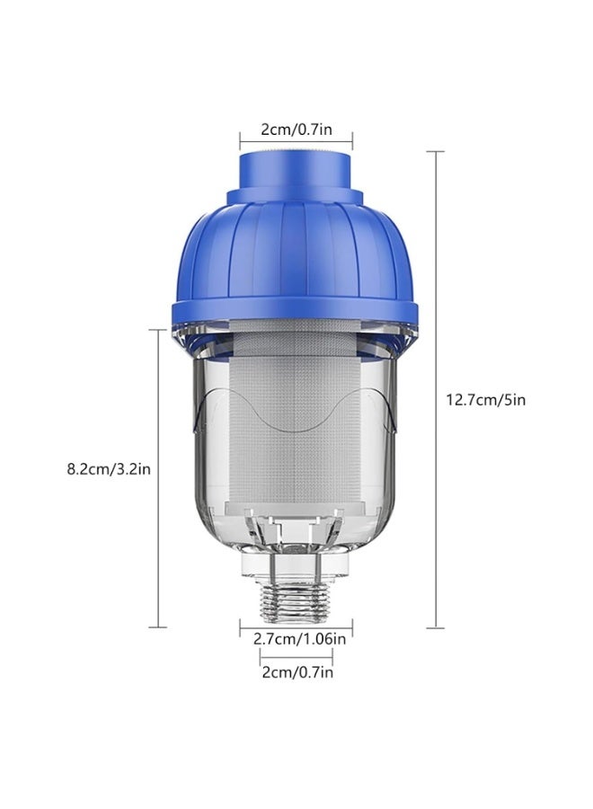 Bukela Shower Filter, High Output Universal Hard Water Filter with Pressure Relief Safety Valve, 316 Stainless Steel Shower Water Filter to Remove Dirt and Sediment, Explosion-Proof Water Softener System - Image 2