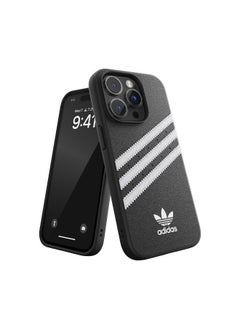 Adidas ADIDAS iPhone 14 Pro - Moulded Case - Black/White  - Image 1