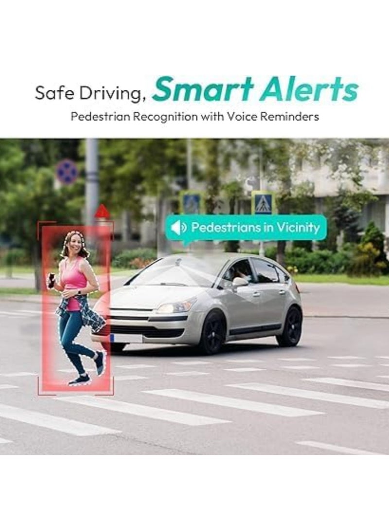 Botslab 2.5K Front Dash Cam, 170° Wide Angle Car Camera Front, Color Night Vision, Built in WiFi GPS, 24/7 Parking Mode, WDR, Emergency and Loop Recording - Image 2