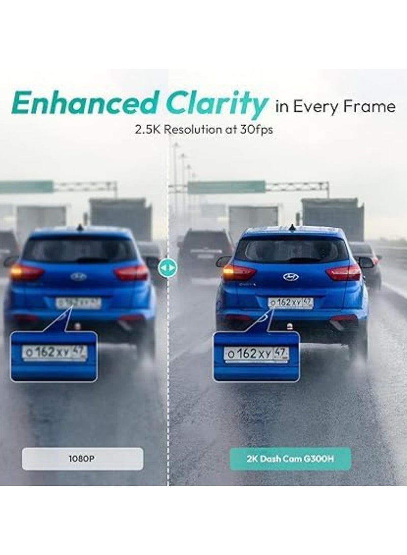 Botslab 2.5K Front Dash Cam, 170° Wide Angle Car Camera Front, Color Night Vision, Built in WiFi GPS, 24/7 Parking Mode, WDR, Emergency and Loop Recording - Image 4