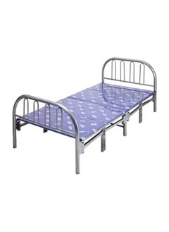 Generic Foldable and adjustable single bed, heavy duty, with a metal steel bed frame and settings without tools, size 90 * 190 cm  - Image 3