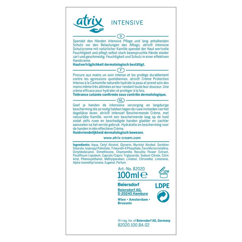Intensive Protection Cream Tube (Pack of 4)