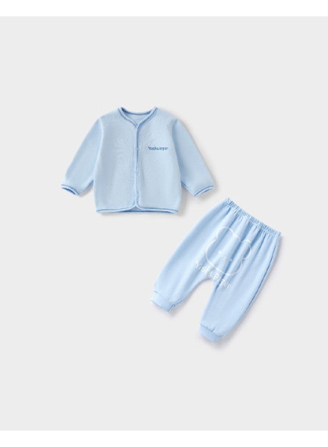 YISHUANGER Baby Clothes For Spring And Autumn, Casual Toddler Sets For Small And Medium-sized Children, Boys' Long-sleeved Pants With Cover, Baby Autumn Clothing And Autumn Wear - Image 1