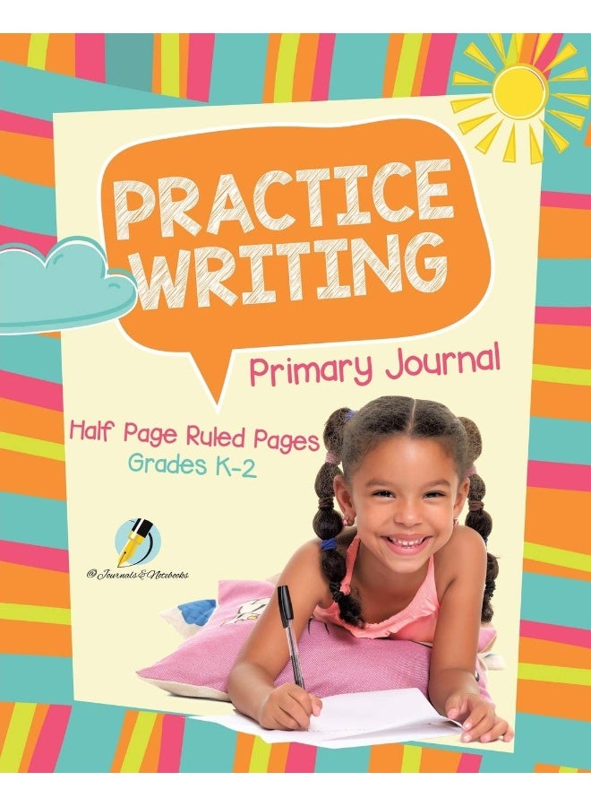 Practice Writing Primary Journal Half Page Ruled Pages Grades K-2  - Image 1