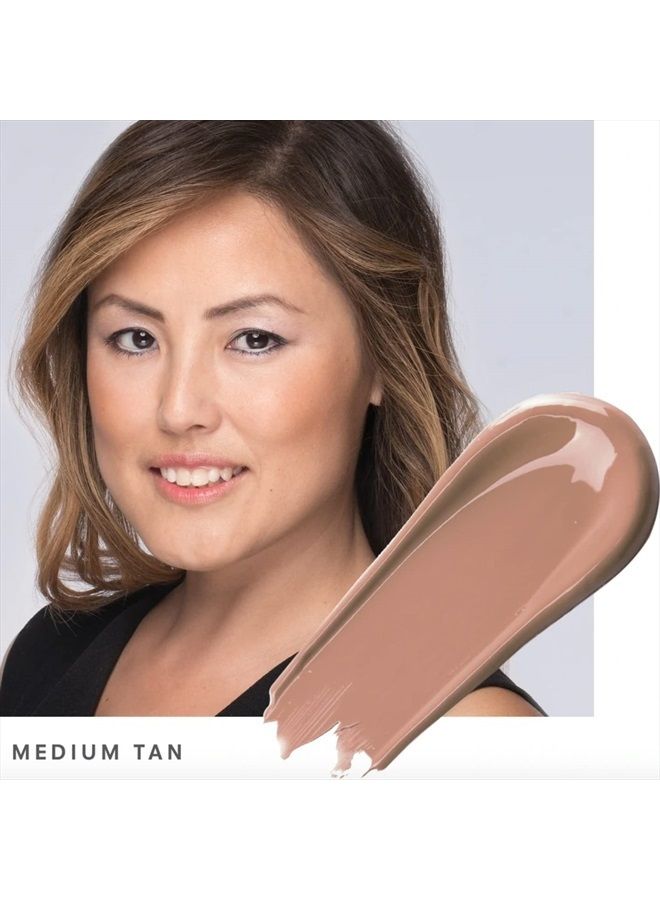 Juice Beauty PHYTO-PIGMENTS Flawless Serum Foundation - Medium Tan | Skin-Perfecting + Age-Defying Serum in One | Plant-Derived Phyto-Pigments -1 fl oz - Image 1