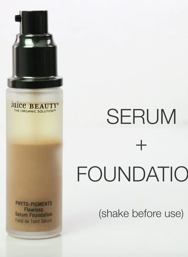 Juice Beauty PHYTO-PIGMENTS Flawless Serum Foundation - Medium Tan | Skin-Perfecting + Age-Defying Serum in One | Plant-Derived Phyto-Pigments -1 fl oz - Image 3