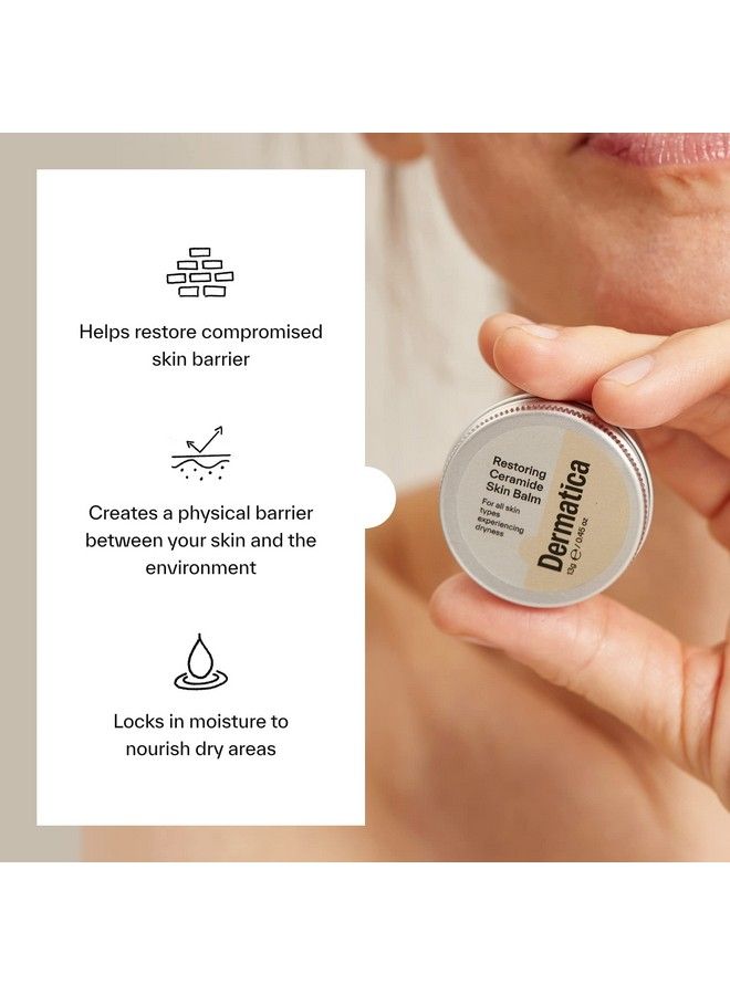 Dermatica Restoring Ceramide Skin Balm | Moisturizes & Conditions All Skin Types | Rebalances & Hydrates Dry Skin | Minimizes The Appearance Of Pores (13G)  - Image 3