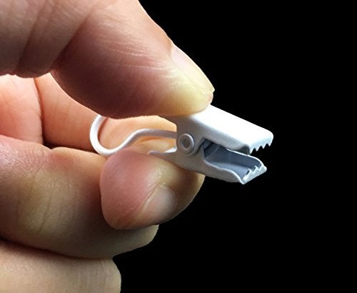 Hyamass 50-Pack Stainless Steel Curtain Clips & Hooks for Drapes - Heavy-Duty Rust-Resistant Metal Hangers for Home Decor, Photos, Crafts (White) - Image 5