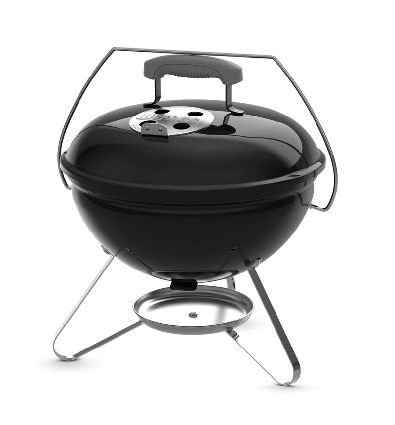 Weber Smokey Joe 14" Charcoal Grill â€“ Portable Compact Charcoal BBQ Kettle with Tuckâ€‘Nâ€‘CarryÂ® Lid Lock & Durable Porcelainâ€‘Enameled Finish for Outdoor Cooking - Image 1