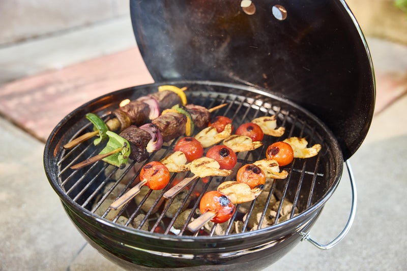 Weber Smokey Joe 14" Charcoal Grill â€“ Portable Compact Charcoal BBQ Kettle with Tuckâ€‘Nâ€‘CarryÂ® Lid Lock & Durable Porcelainâ€‘Enameled Finish for Outdoor Cooking - Image 3