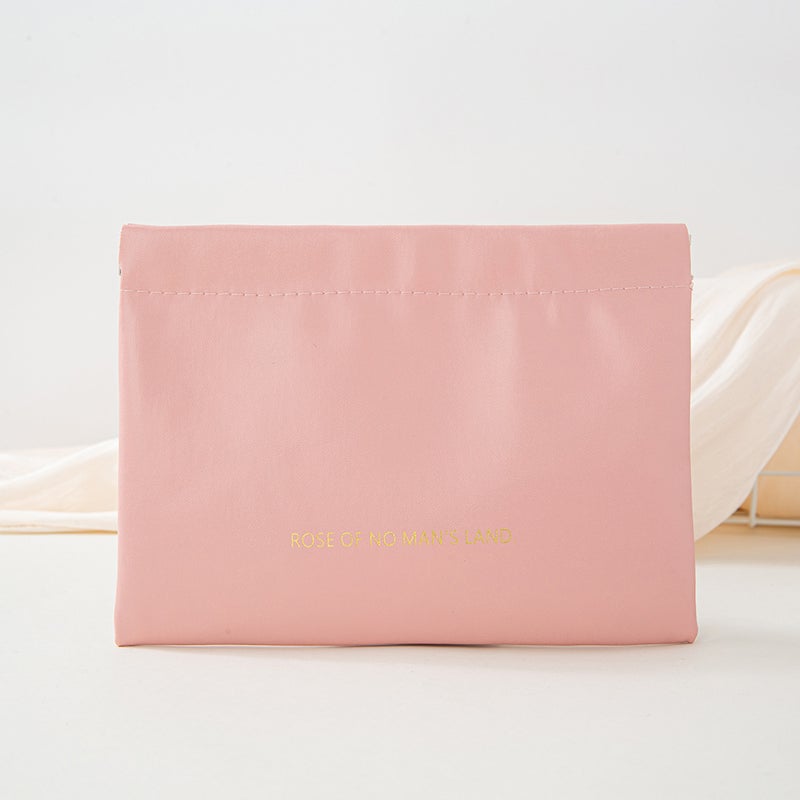 Automatic Closure PU Cosmetic Bag - Image 3