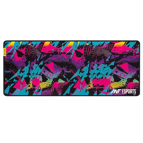 Ant Esports Sneakerz Unique Mouse Pad Gaming Mouse Pad Extended Mouse Mat for Mouse Keyboard with Stitched Edges Waterproof Non-Slip Base Mousepads for Office Home Shop Gaming EXTRA LARGE_Multi Colour - Image 1