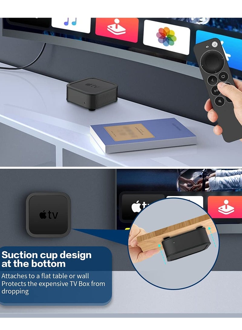 KASTWAVE Silicone Case for Apple TV 4K Siri Remote 2021 with Silicone TV Box Case for Apple TV 4K 2021 Shock Resistant, Slip Resistant, and Drop Resistant - Image 5