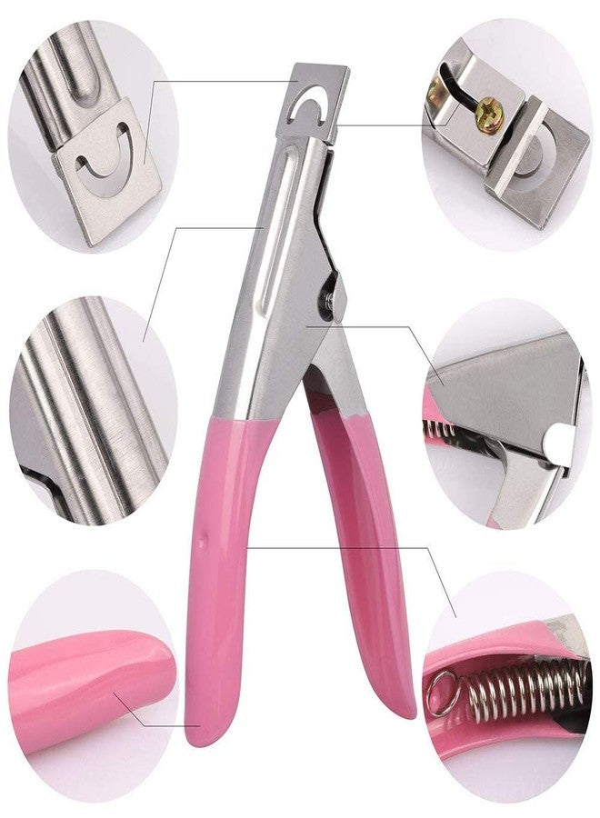 INOG Nail Tip Clipper Edge Cutter Adjustable Stainless Steel False Artificial Acrylic Fake Trimmer Manicure Pedicure Sharp Rustproof Blade Clip Tool For Salon Home Art,Beauty Design DIY - Image 4