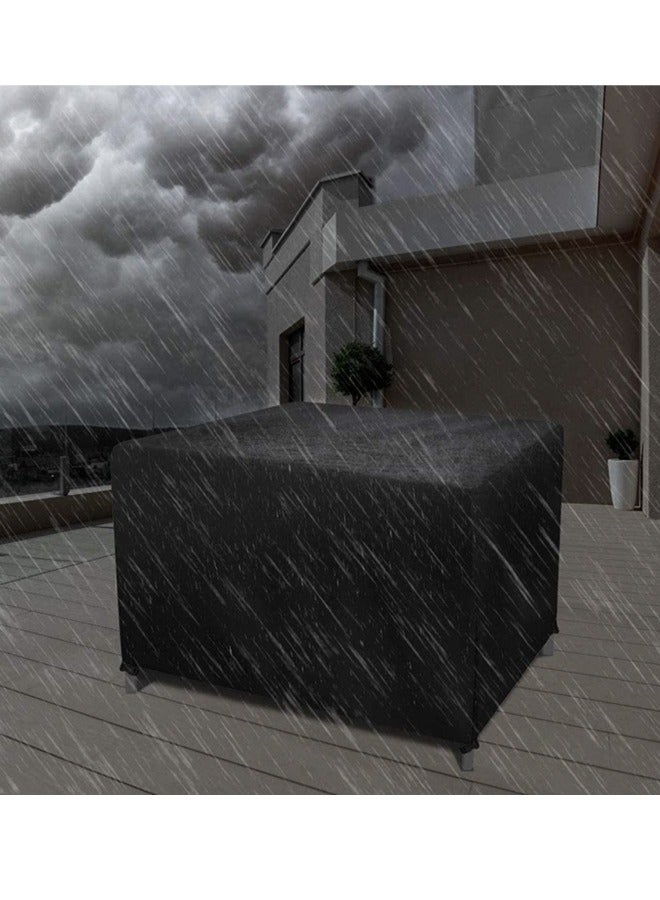 Generic Patio Furniture Cover, Outdoor Table Set, Sectional Sofa Cover, Patio Chair Covers，UV Resistant, Waterproof for Outside Furniture Black - Image 2