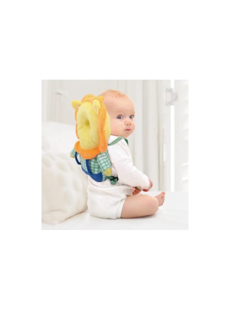 وسادة حماية رأس الأطفال مصممة خصيصًا لحماية طفلك أثناء مراحل الزحف والتعلم. تتميز بتصميم مريح وداعم للرأس، مصنوع من مواد ناعمة وآمنة لتوفير أقصى درجات الراحة - Image 2