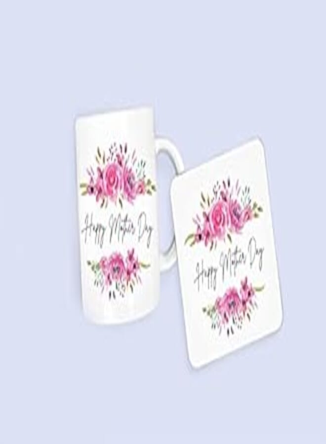 happy mother's day mug and coaster