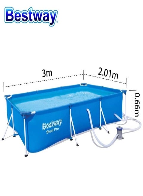 Bestway Deluxe Splash Frame ( With Filter Pump) 300X201X66Cm 26-56411