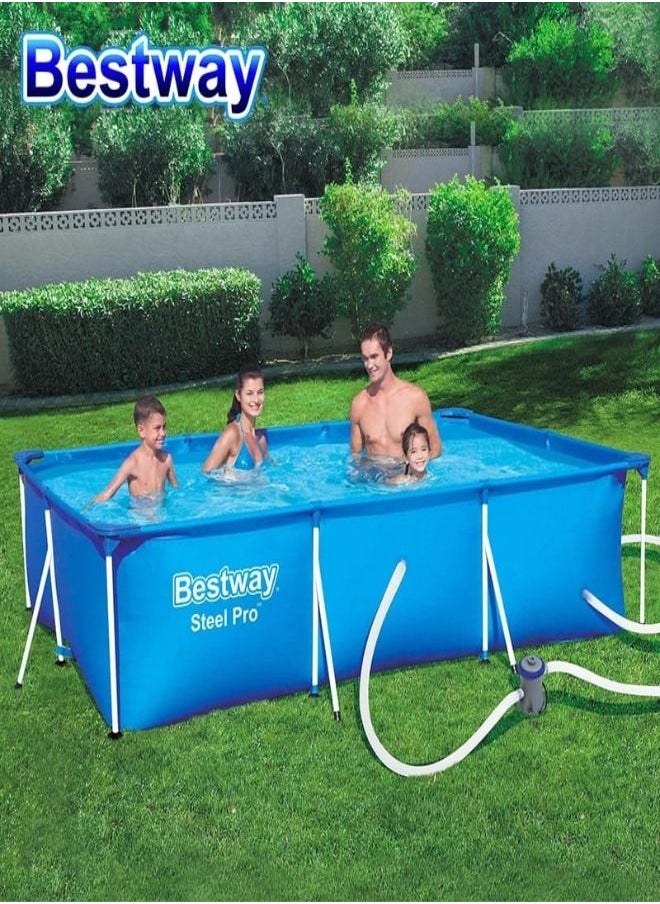 Bestway - Bestway Deluxe Splash Frame ( With Filter Pump) 300X201X66Cm 26-56411 - Image 1