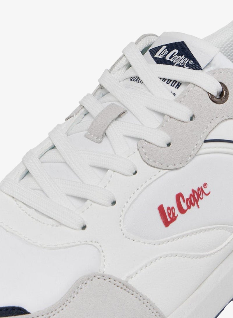 لي كوبر سنيكرز رجالي بطبعة شعار برباط - Image 4