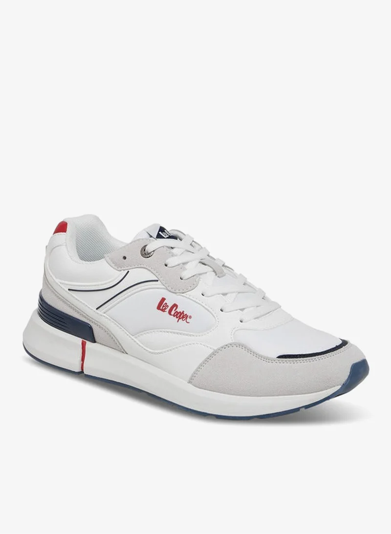 لي كوبر سنيكرز رجالي بطبعة شعار برباط