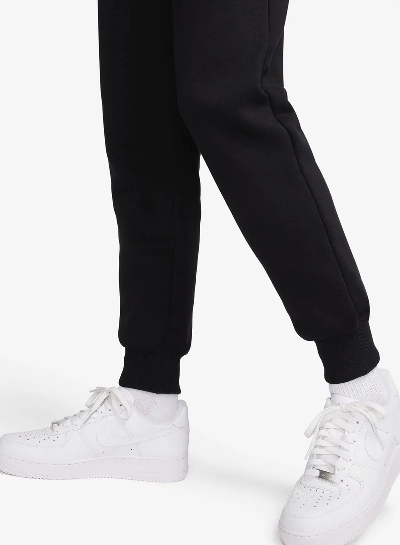 Nike BLACK/(SAIL) Nsw Phoenix Fleece Mid-Rise Standard Pants for Women | Best Price UAE