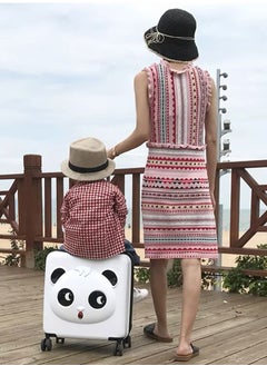 GoldenLike Kids Luggage Children Travel Suitcase 20 Inch Cartoon Rolling Trolley Case with Wheels Children's Carry on Luggage for Boys Girls Travel and School  - Image 3