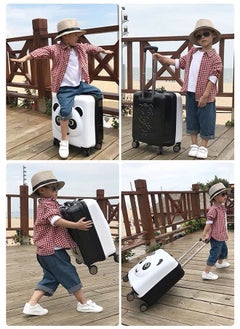 GoldenLike Kids Luggage Children Travel Suitcase 20 Inch Cartoon Rolling Trolley Case with Wheels Children's Carry on Luggage for Boys Girls Travel and School  - Image 5