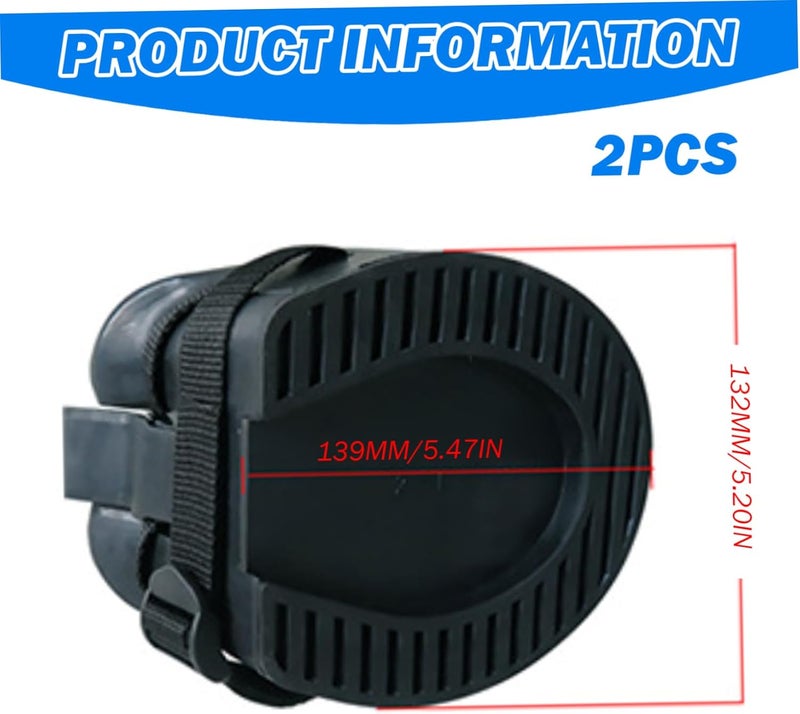 Horse Hoof Boots: 1 Pair Black M Size Rubber Hoof Protection Boots - Therapeutic Wound Care Hoof Boots for Equine Laminitis, Abscess and Nail Injury Management - Image 2