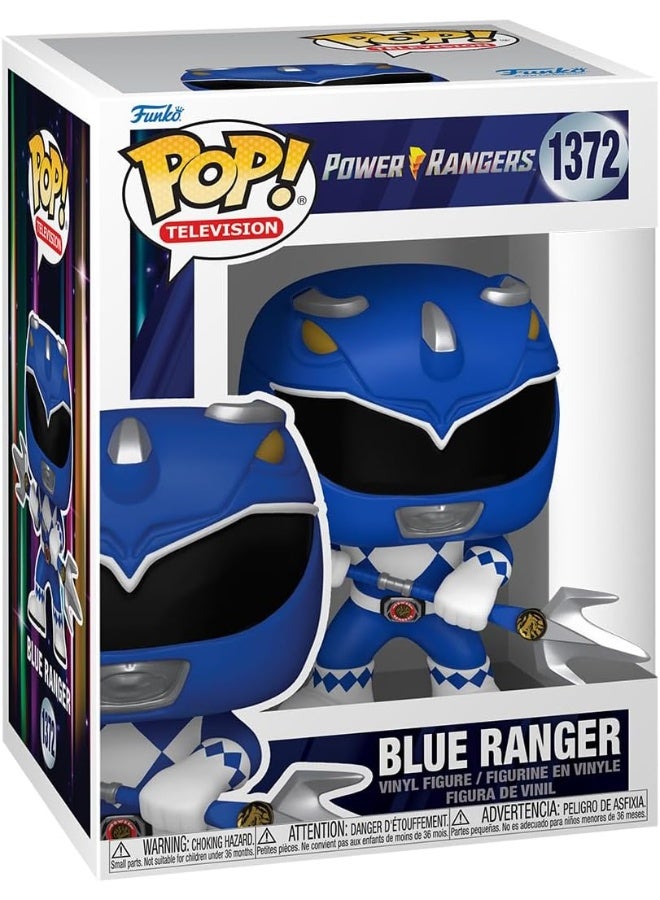 Funko Funko Pop! TV: Mighty Morphin Power Rangers 30th - Blue Ranger - Power Rangers TV - Collectable Vinyl Figure - Gift Idea - Official Merchandise - Toys for Kids & Adults - TV Fans  - Image 1