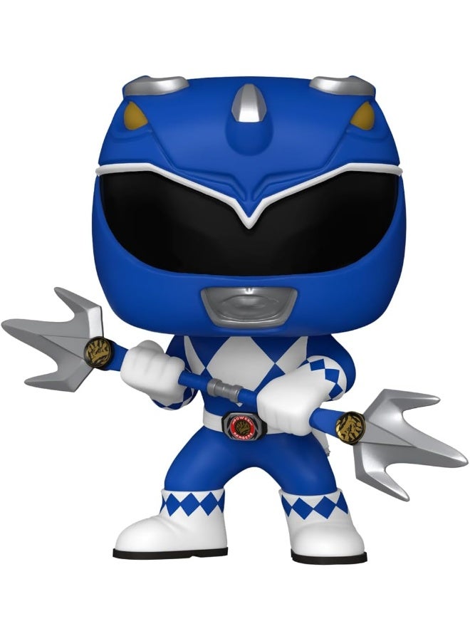 Funko Funko Pop! TV: Mighty Morphin Power Rangers 30th - Blue Ranger - Power Rangers TV - Collectable Vinyl Figure - Gift Idea - Official Merchandise - Toys for Kids & Adults - TV Fans  - Image 2