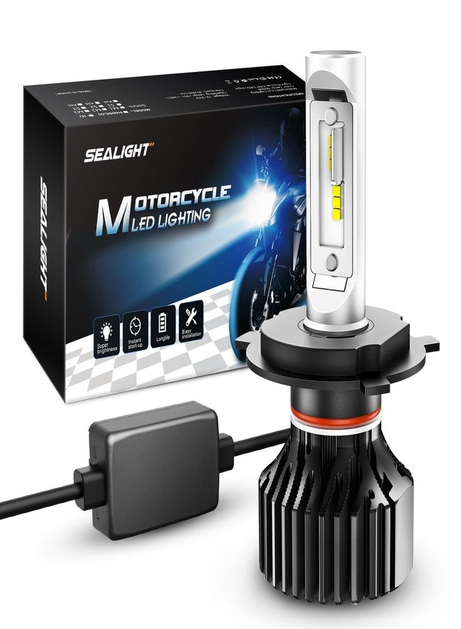 SEALIGHT ATV H4 Motorcycle Bulbs, Design For Powersport and Motorcycle Bike Bulb, 22000LM H4/9003/HB2 Motorbike Bulb, Plug and Play or Fog Lights - 1 Pack - Image 1