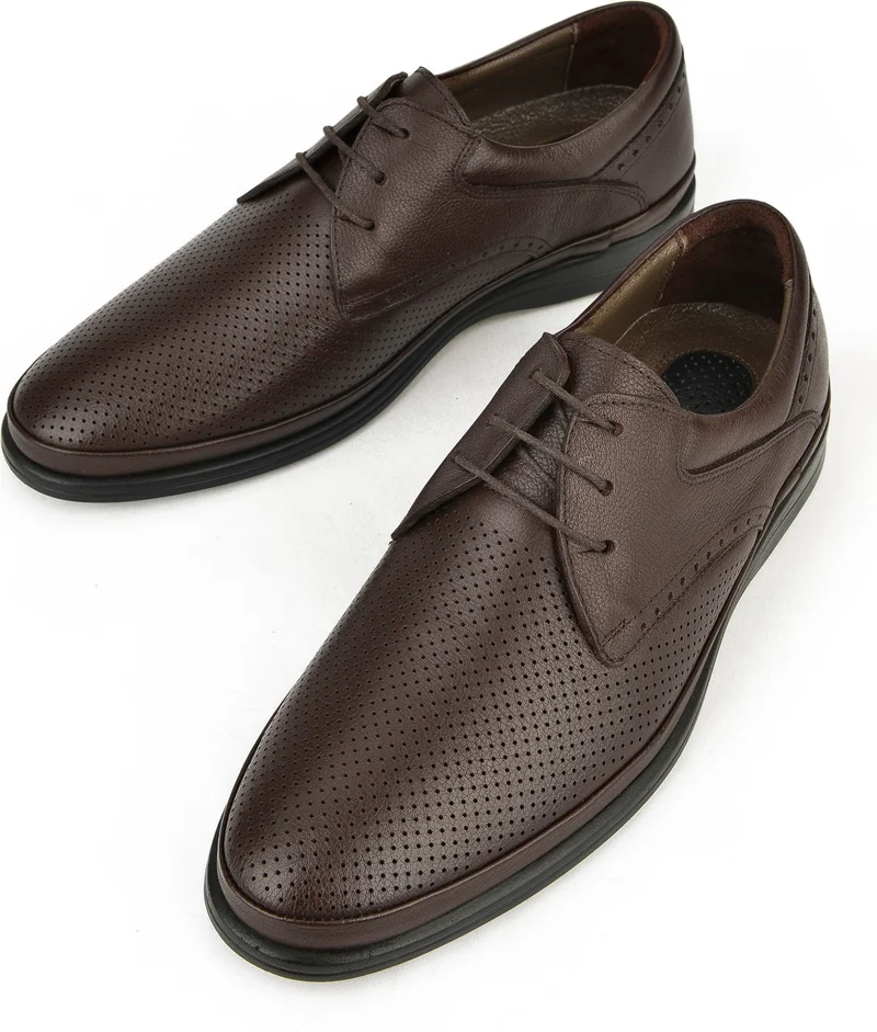 Ziya , Men's Leather Comfort Shoes 141144Z5108 Brown